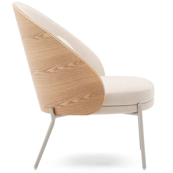Кресло La Forma EAMY S0900070HE12 Бежевый/натуральный-2