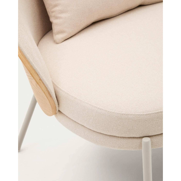Кресло La Forma EAMY S0900070HE12 Бежевый/натуральный-5