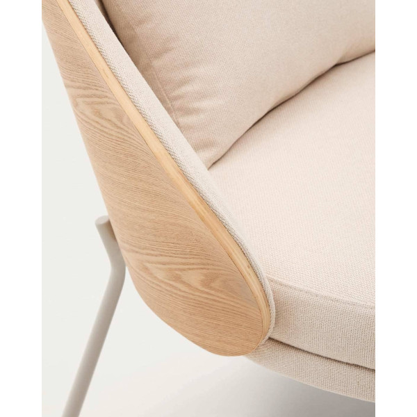 Кресло La Forma EAMY S0900070HE12 Бежевый/натуральный-4