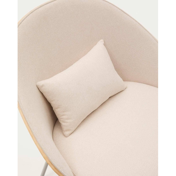 Кресло La Forma EAMY S0900070HE12 Бежевый/натуральный-6