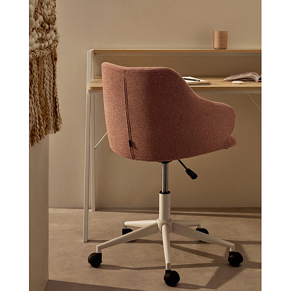 Стул на колесиках La Forma Einara CC2261GR24 Розовый-5