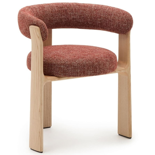 Стілець La Forma Granite GC0100207CC86 Теракотовий тканина-13