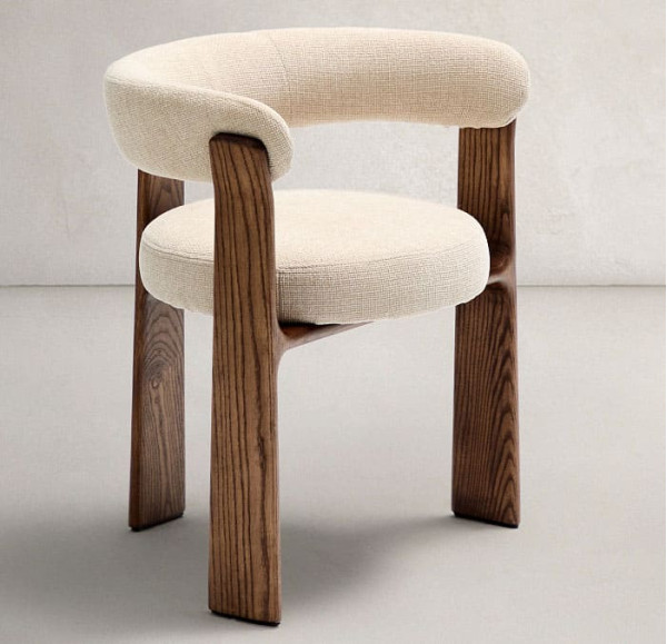 Стілець La Forma Granite C0100208CC12 Бежевий тканина-0