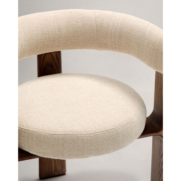 Стілець La Forma Granite C0100208CC12 Бежевий тканина-9