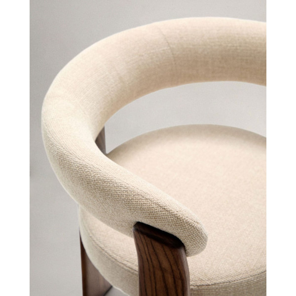 Стілець La Forma Granite C0100208CC12 Бежевий тканина-8