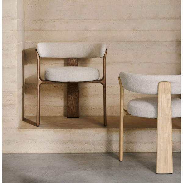 Стілець La Forma Granite C0100208CC12 Бежевий тканина-13