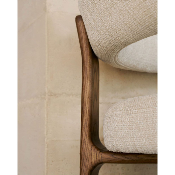 Стілець La Forma Granite C0100208CC12 Бежевий тканина-11