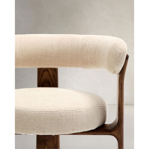 Стілець La Forma Granite C0100208CC12 Бежевий тканина-6