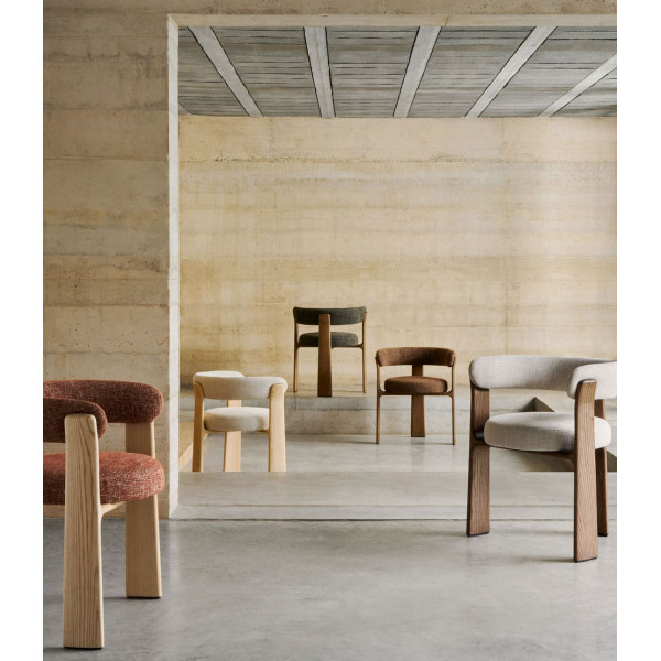 Стілець La Forma Granite C0100208CC12 Бежевий тканина-14