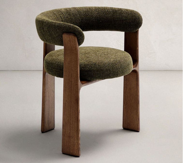 Стул La Forma Granite C0100208CC19 Зеленый ткань-0