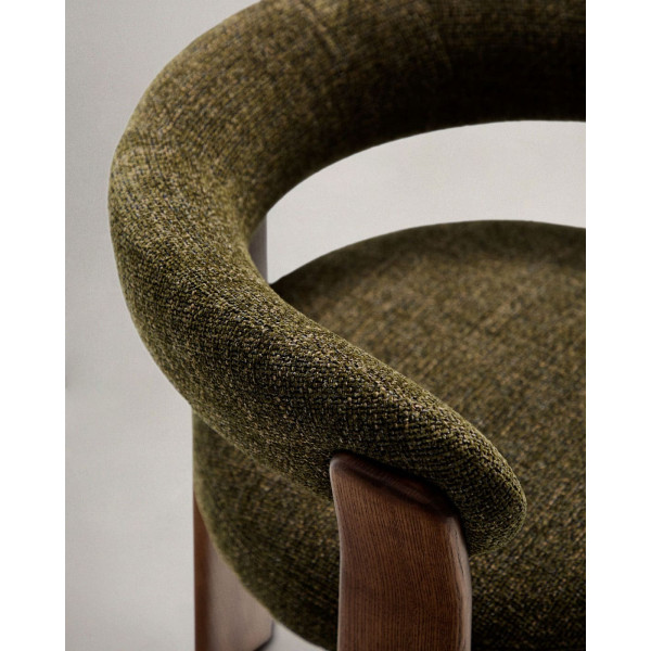 Стул La Forma Granite C0100208CC19 Зеленый ткань-5