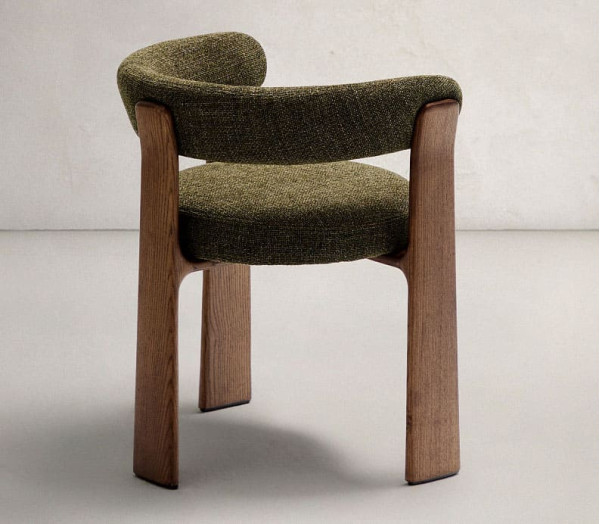 Стул La Forma Granite C0100208CC19 Зеленый ткань-3