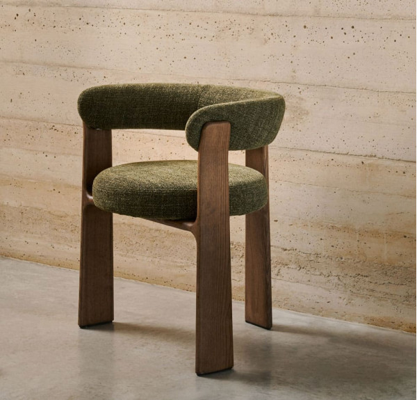 Стул La Forma Granite C0100208CC19 Зеленый ткань-1