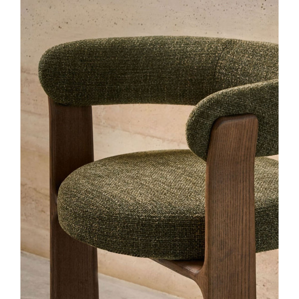 Стул La Forma Granite C0100208CC19 Зеленый ткань-6