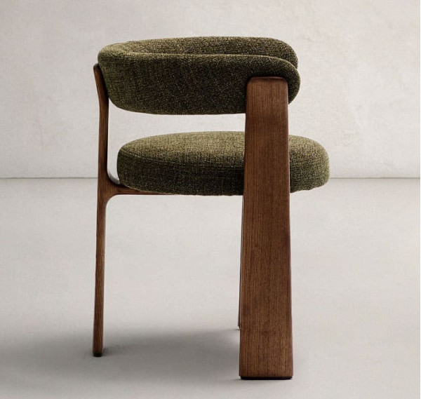 Стул La Forma Granite C0100208CC19 Зеленый ткань-2