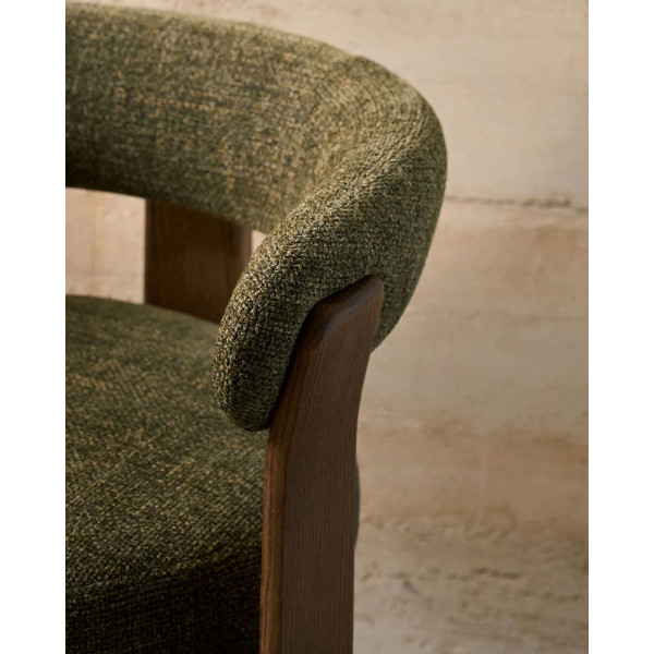 Стул La Forma Granite C0100208CC19 Зеленый ткань-9