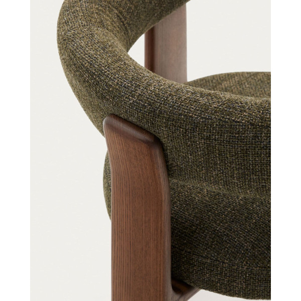 Стул La Forma Granite C0100208CC19 Зеленый ткань-10