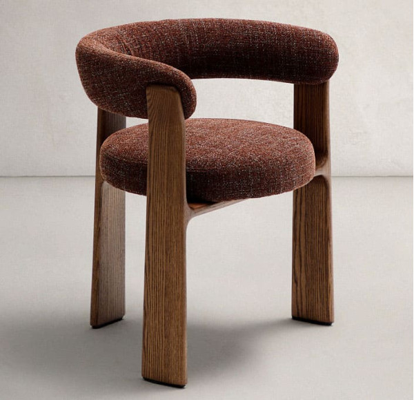 Стул La Forma Granite C0100208CC34 Коричневый ткань-0