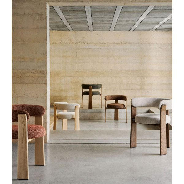 Стул La Forma Granite C0100208CC34 Коричневый ткань-13