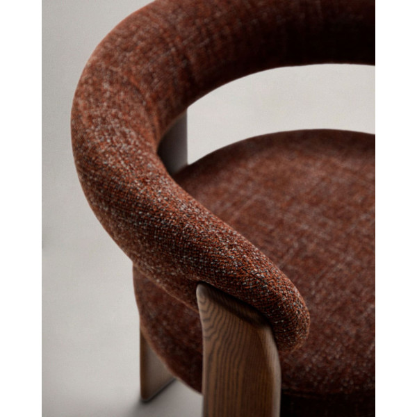 Стул La Forma Granite C0100208CC34 Коричневый ткань-8