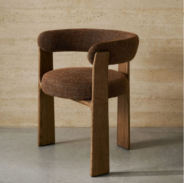 Стул La Forma Granite C0100208CC34 Коричневый ткань-1