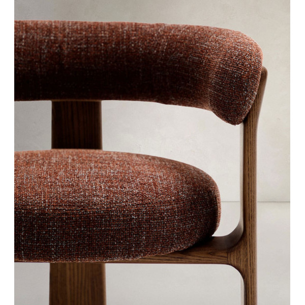 Стул La Forma Granite C0100208CC34 Коричневый ткань-5