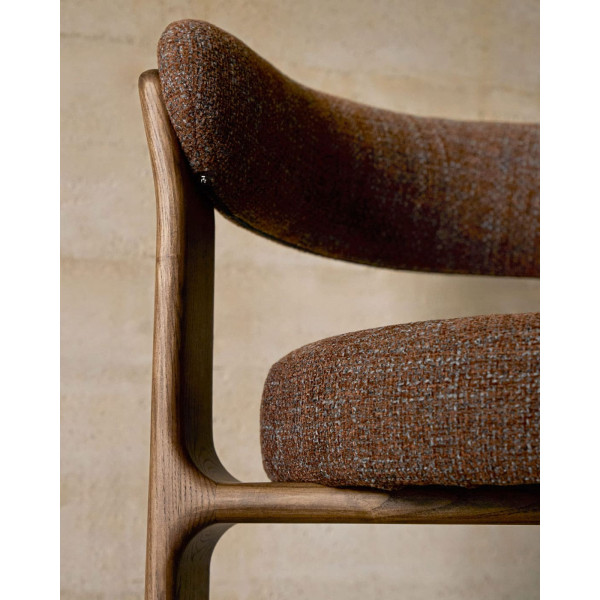 Стул La Forma Granite C0100208CC34 Коричневый ткань-10