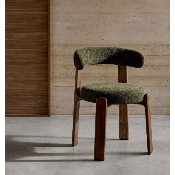 Стілець La Forma Granite C0100209CC19 Зелений тканина-1