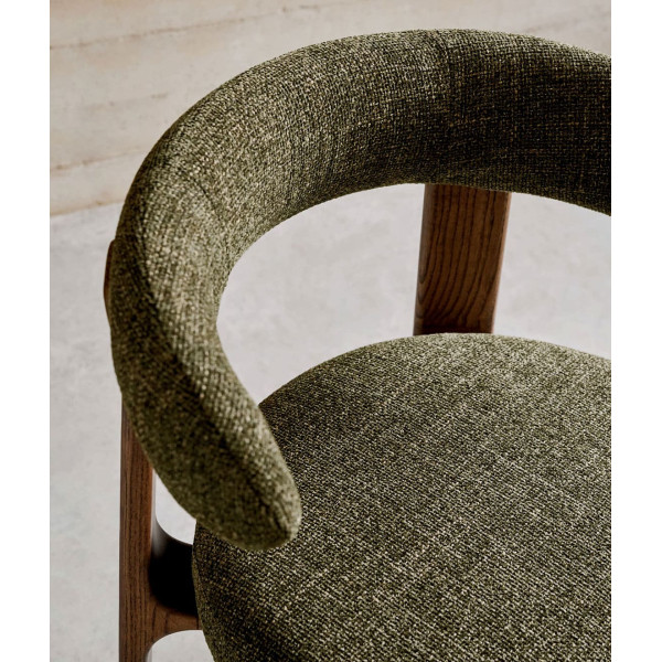 Стілець La Forma Granite C0100209CC19 Зелений тканина-6