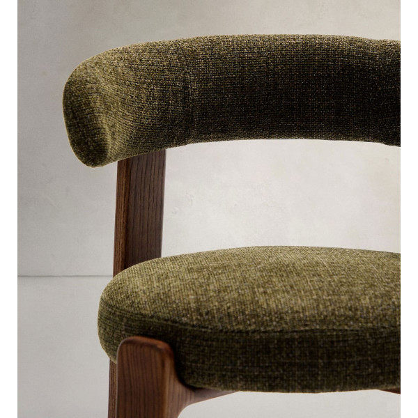 Стілець La Forma Granite C0100209CC19 Зелений тканина-5