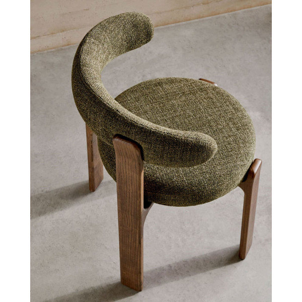 Стілець La Forma Granite C0100209CC19 Зелений тканина-7