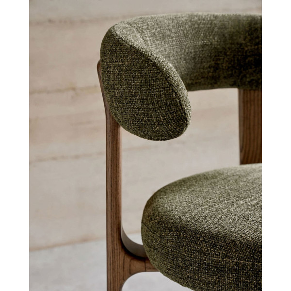 Стілець La Forma Granite C0100209CC19 Зелений тканина-8