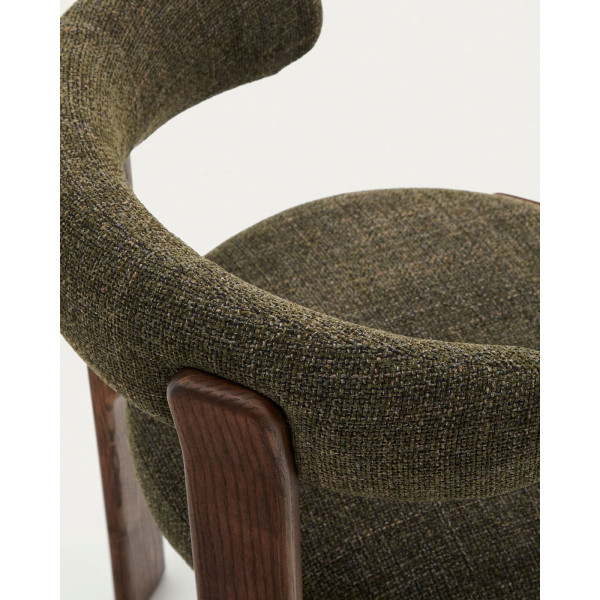 Стілець La Forma Granite C0100209CC19 Зелений тканина-10