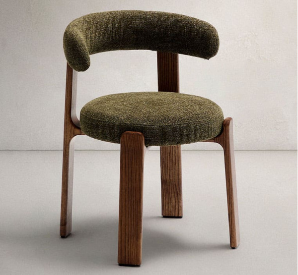 Стілець La Forma Granite C0100209CC19 Зелений тканина-0