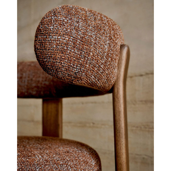 Стілець La Forma Granite C0100209CC34 Коричневий тканина-11