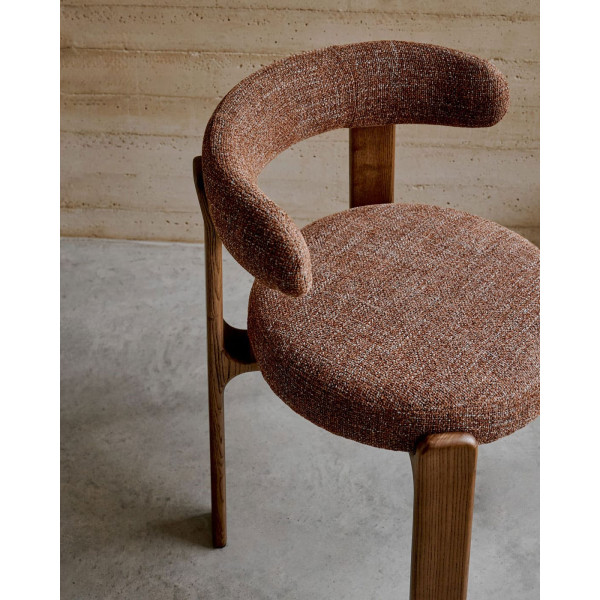 Стілець La Forma Granite C0100209CC34 Коричневий тканина-9