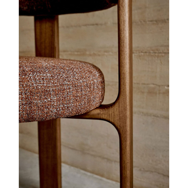 Стілець La Forma Granite C0100209CC34 Коричневий тканина-8