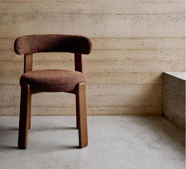 Стілець La Forma Granite C0100209CC34 Коричневий тканина-1