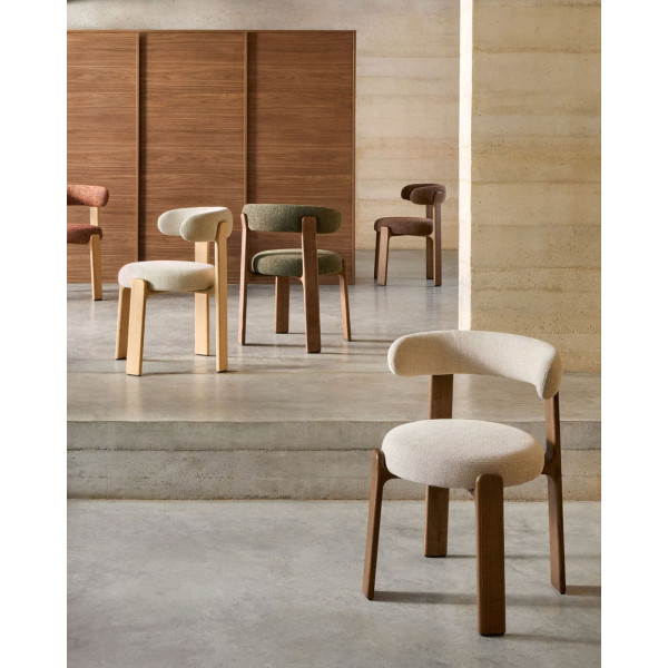 Стілець La Forma Granite C0100210CC12 Бежевий тканина-13