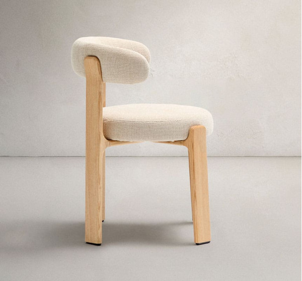 Стілець La Forma Granite C0100210CC12 Бежевий тканина-3