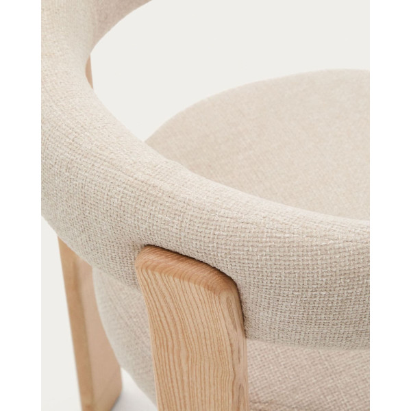 Стілець La Forma Granite C0100210CC12 Бежевий тканина-12