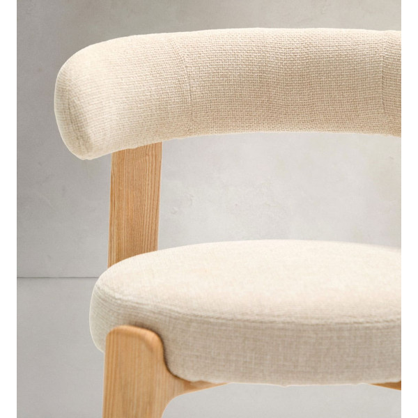 Стілець La Forma Granite C0100210CC12 Бежевий тканина-6