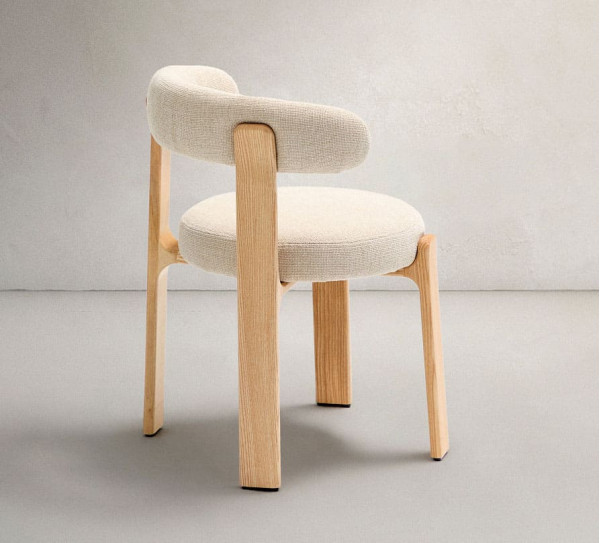 Стілець La Forma Granite C0100210CC12 Бежевий тканина-4