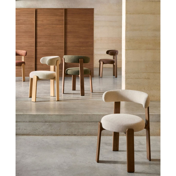 Стілець La Forma Granite C0100210CC86 Теракотовий тканина-11