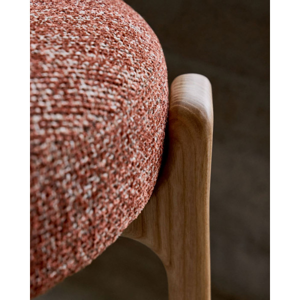 Стілець La Forma Granite C0100210CC86 Теракотовий тканина-9