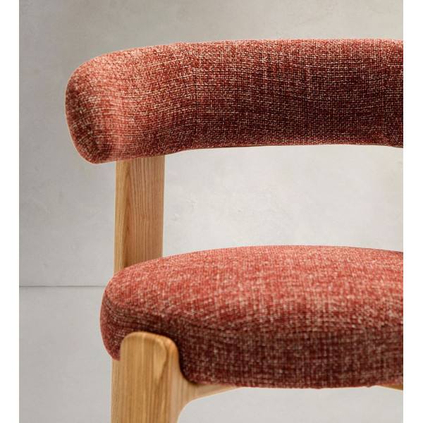 Стілець La Forma Granite C0100210CC86 Теракотовий тканина-4