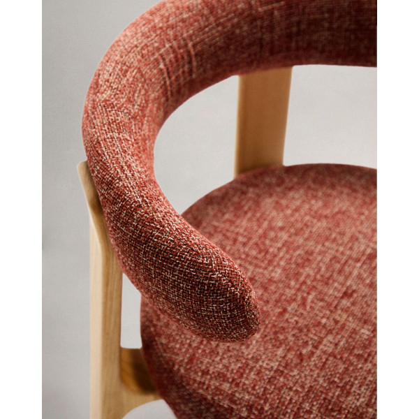 Стілець La Forma Granite C0100210CC86 Теракотовий тканина-7