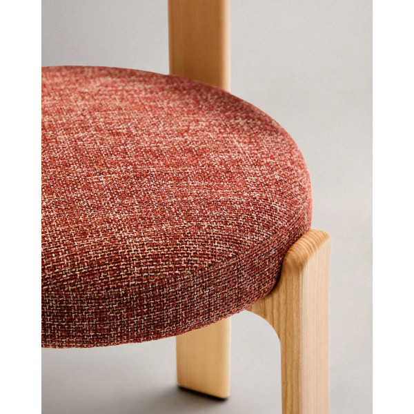 Стілець La Forma Granite C0100210CC86 Теракотовий тканина-6