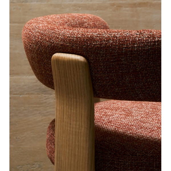 Стілець La Forma Granite GC0100207CC86 Теракотовий тканина-12
