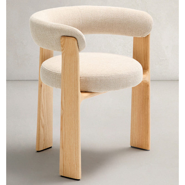 Стул La Forma Granite C0100207CC12 Бежевый ткань-0